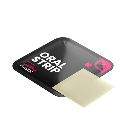 Open Beauty + Collagen Strips package with an individual strip visible