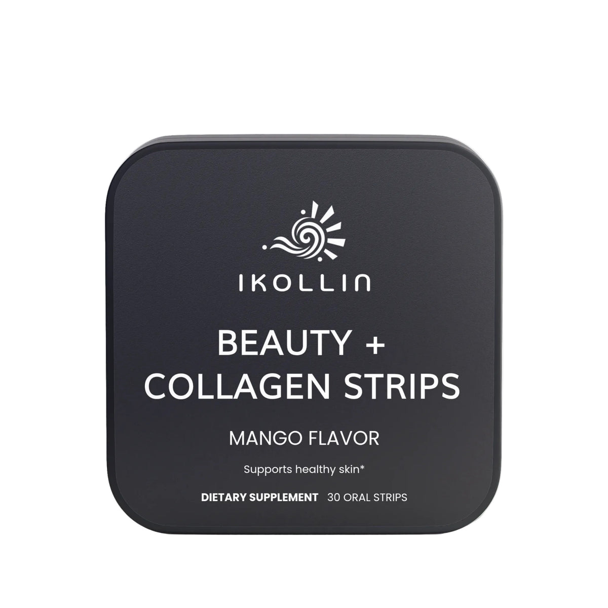 IKOLLIN Beauty + Collagen Strips mango flavor package on a white background
