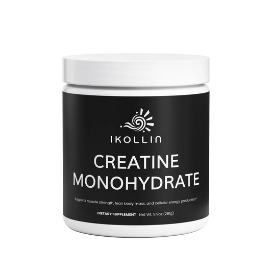 IKOLLIN Creatine Monohydrate container, front view
