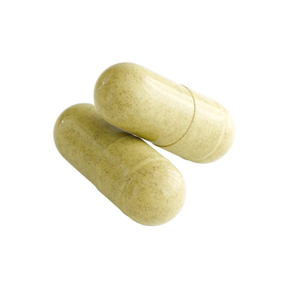 NAD+ supplement capsules displayed on a white background